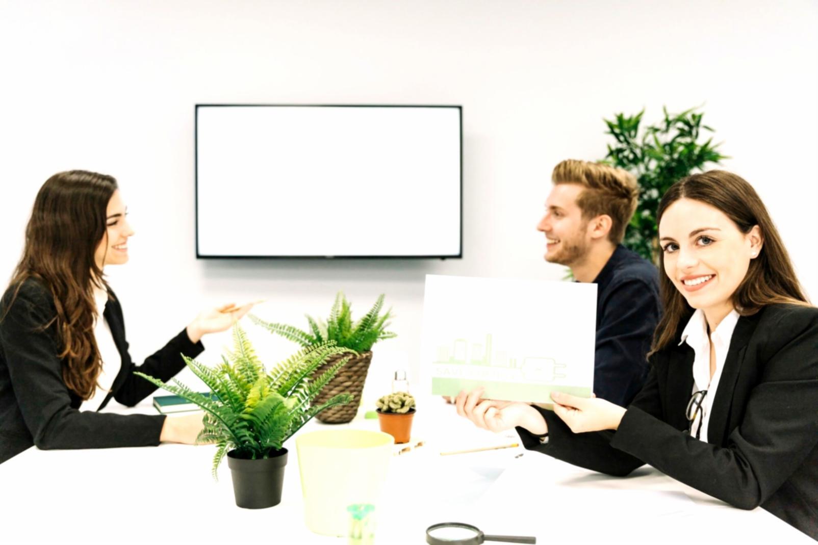 Espace d'apprentissage moderne avec matériel de formation financière